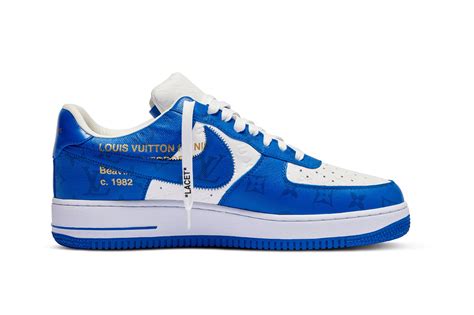 nike louis vuitton air force 1 blue